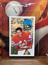 1970 Kelloggs Football # 32 Floyd Little -- Denver Broncos Mint No Cracks