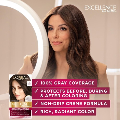 L'Oreal Paris Excellence Creme Permanent Hair Color (Pick Your Shade) - Picture 8 of 40