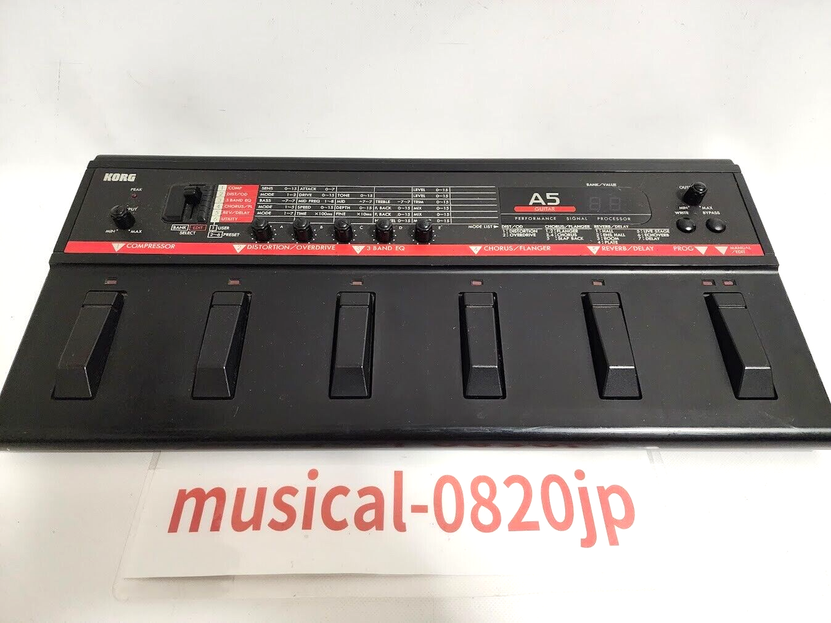 Korg A5 Guitar Performance Processor Guitar Multi Effects | eBay