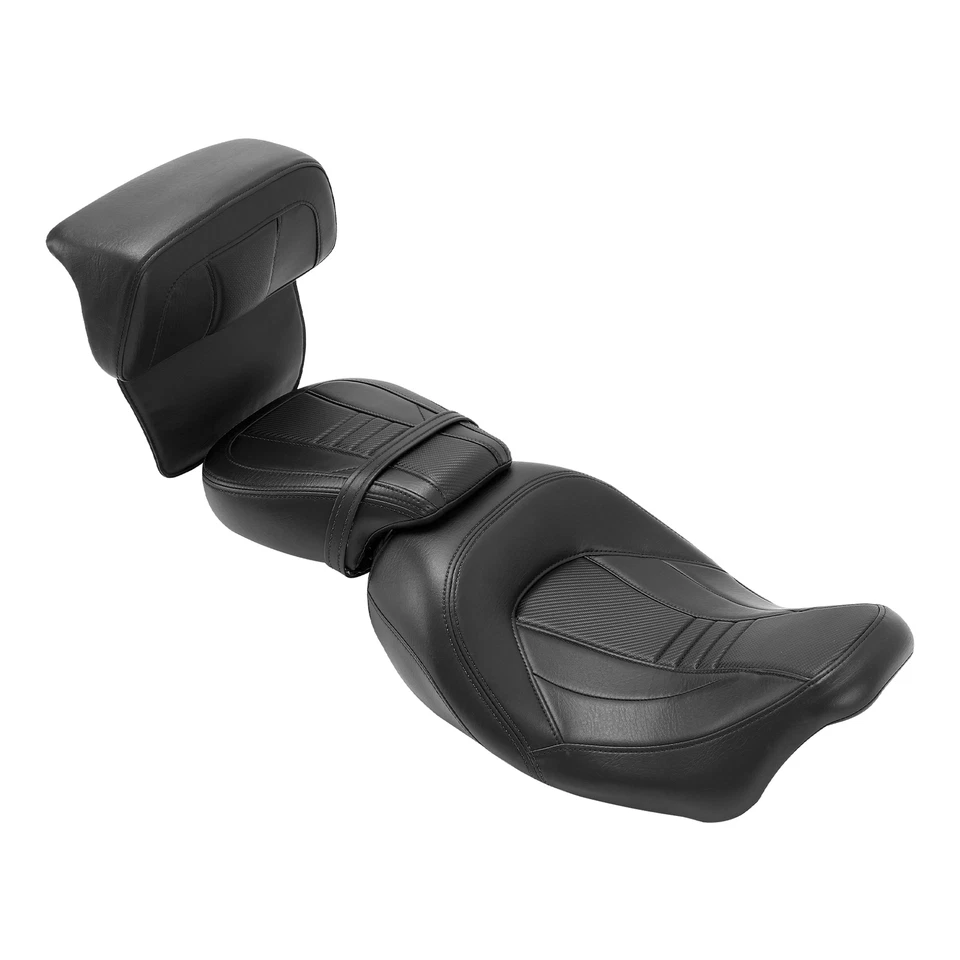 Asiento de conductor pasajero y respaldo trasero apto para Harley Touring Road Glide 14-23 22 Foto 2 de 4