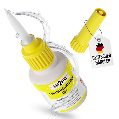 Sekundenkleber Gel Extra Stark universal- Superkleber wasserfest, hitzebeständig