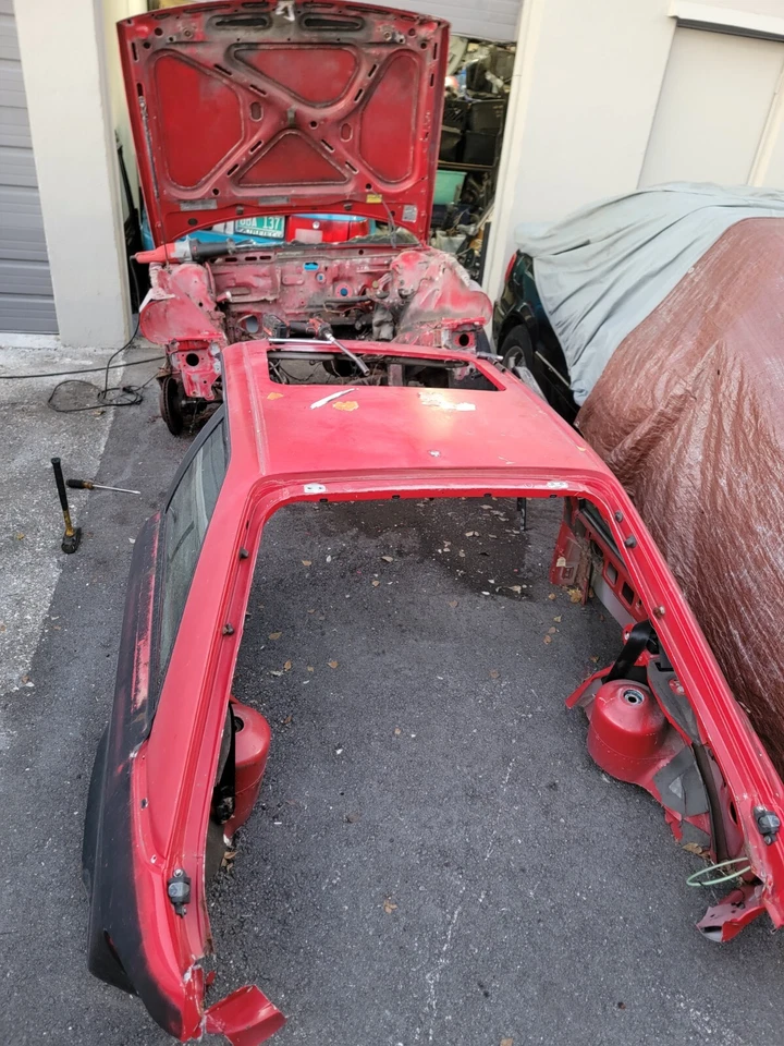 Audi Coupé Quattro B3 1990 carrocería de cuadro o piezas cortadas 80 k millas Foto 3 de 4