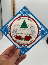 Vintage Grateful Dead "Skull  Roses" Psychedelic Hippy Window Sticker Decal