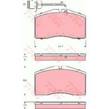 TRW Bremsbeläge GDB1523 Bremsklötze für Audi A8 4D2 4D8