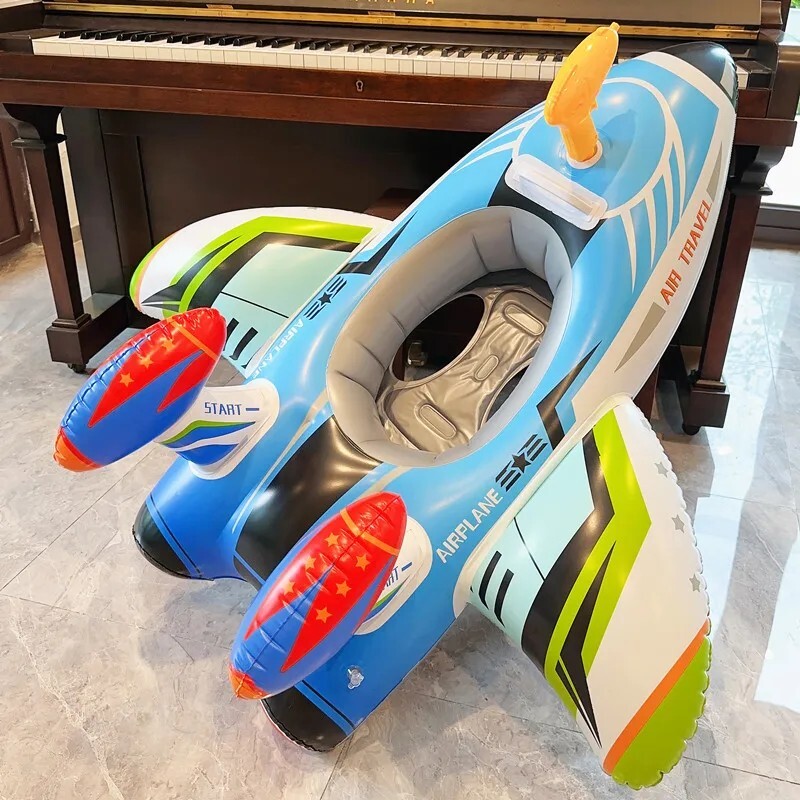 Spatial Gonflable Piscine Gonflable Flotte Jouet Pvc Bébé Anneau De