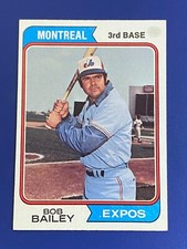 ⚾ 1974 Topps Baseball Base Card #97 Bob BAILEY - EXMT or better ⚾