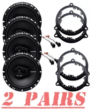 Rockford Fosgate  6-1/2" Front & Rear Door speaker for 2013-2017 Nissan Sentra