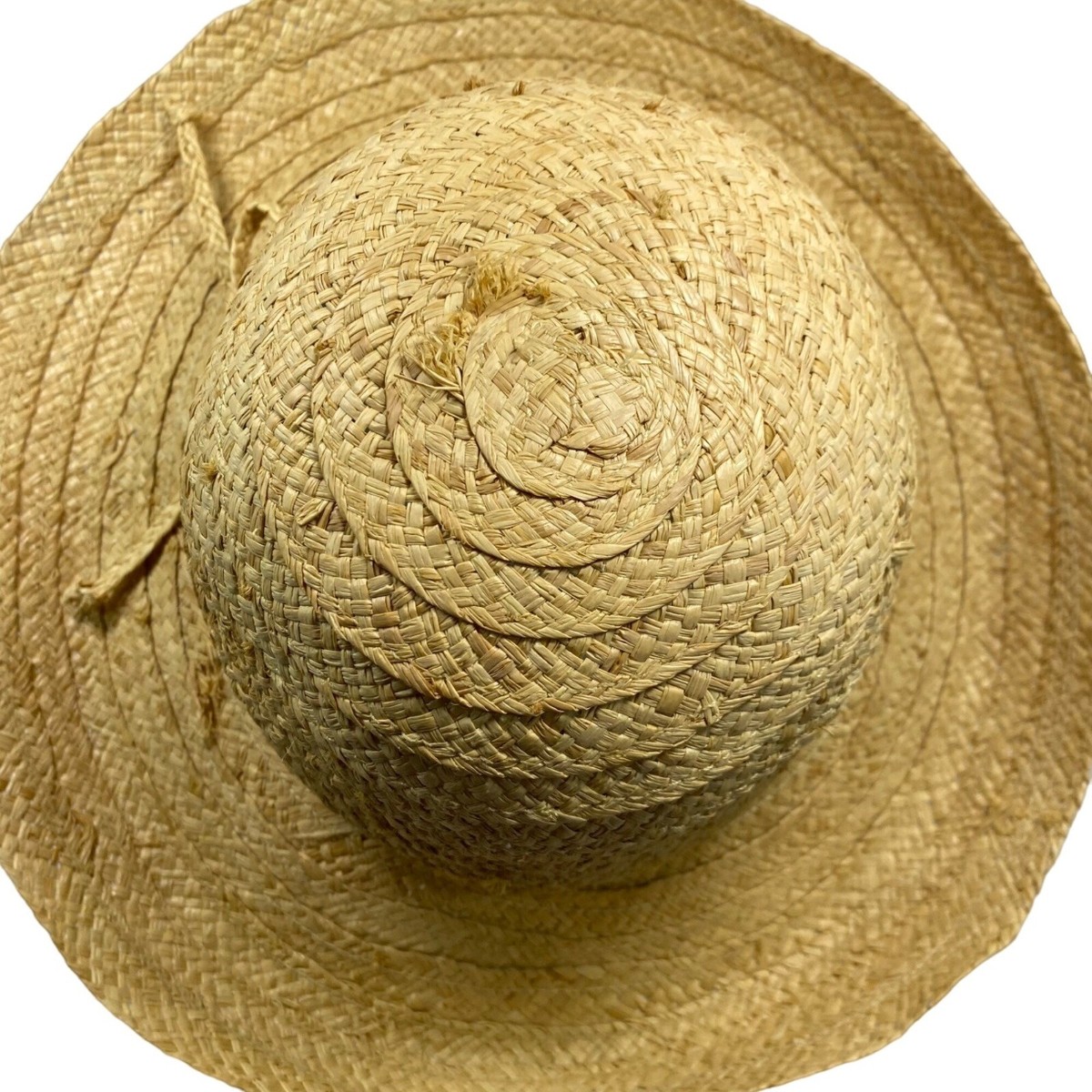 Liz Claiborne Women\'s Natural Straw Summer Sun Rolled Brim Hat One Size Vintage Liz Claiborne Straw Sun Hat Italy - Etsy main image 4