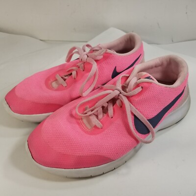 Nike Flex Experience Shoes Womens 6.5Y Peachy Pink Running Sneakers 943287-600