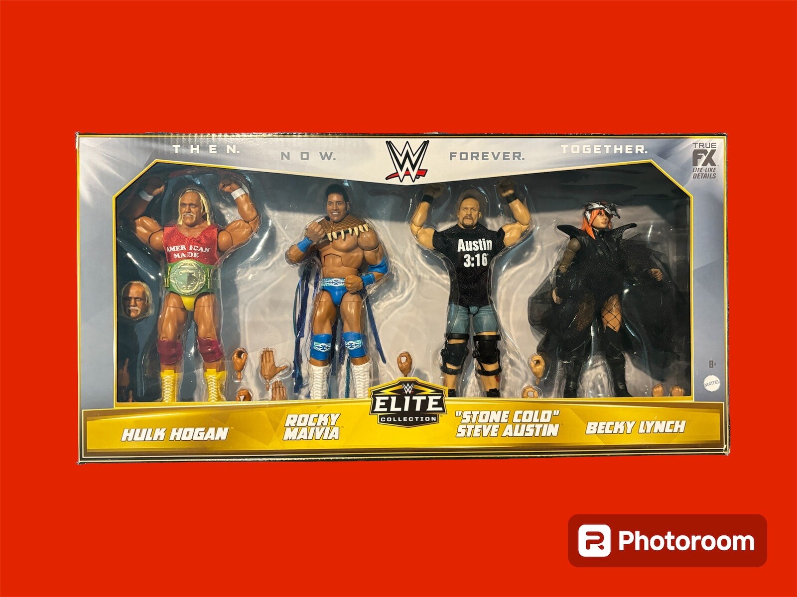 WWE Elite Collection Then Now Forever Together 6” Figure 4 Pack NEW Mattel