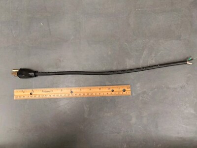 18 IN.-16 AWGPOWER CORD SJOW PIGTAIL - HD TINNED - THREE PRONG HD PLUG (LOT 3)
