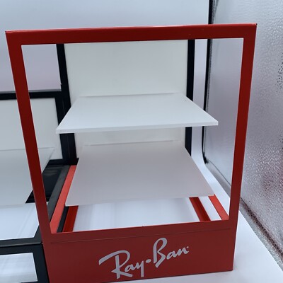 Ray-Ban Advertising Promo Retail Counter Display Stand Shelf Sign