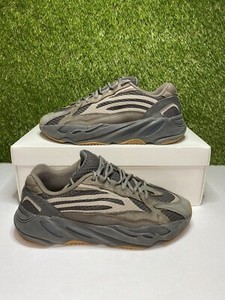 adidas gazelle silver green womens Adidas Yeezy Boost 700 V2 Geode Grey Tan Knit Fabric Leather Sneakers – Brie main image 0