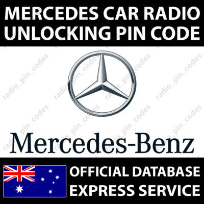MERCEDES RADIO PIN CODE ALPINE BECKER BLAUPUNKT BOSCH MF2199 M2910 TRUCKLINE