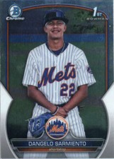 2023 Bowman Chrome Prospects #BCP-161 Dangelo Sarmiento New York Mets