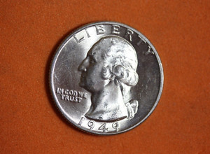 1949-D  Washington  Quarter Dollar #P13564