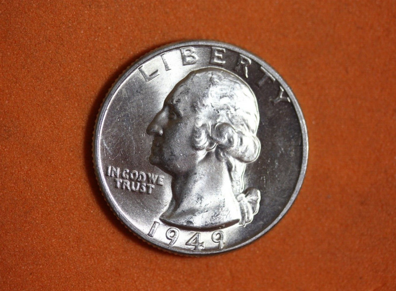 1949-D  Washington  Quarter Dollar #P13564