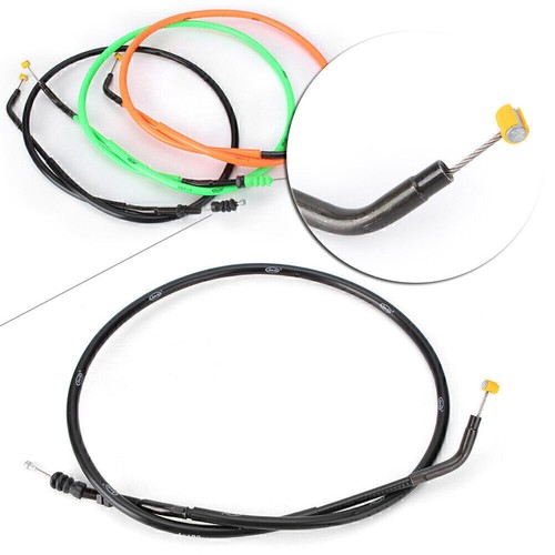 Stainless Steel Braided Clutch Cable 71 Inch / 180cm For Harley Sportster, Dyna, Softail, Road King Direct Fit Motorcycle Cable