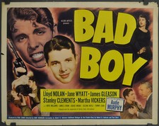 Bad Boy 1949 ORIGINAL 22X28 MOVIE POSTER STYLE-A  AUDIE MURPHY LLOYD NOLAN