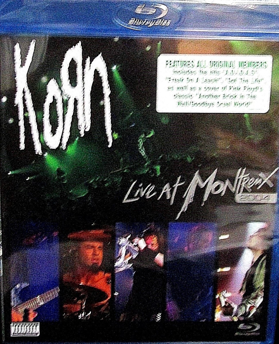 Korn - Live At Montreux Blu-ray Disc, 2004 NEW Concert Performance