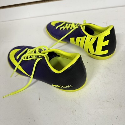 Nike Mercurial Victory IV IC 555614-570 Purple Indoor Soccer Shoes Mens  BUB