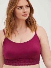 Torrid Lighlty lined LACE BAND BRALETTE sz 2x plus NWT