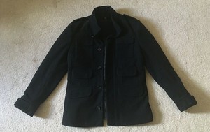 calvin klein military coat