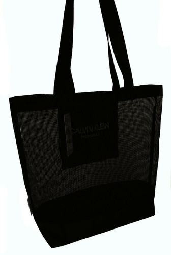 SG Borsa mare spiaggia a spalla CK CALVIN KLEIN articolo K90KW00006 MESH  TOTE - | eBay