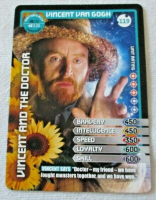 Doctor Who Monster Invasion Karte #119 Vincent Van Gogh