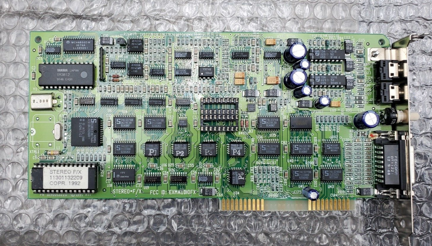 ATI STEREO F/X YAMAHA YM3812 8 BIT ISA RETRO SOUND CARD 1090013220 | eBay
