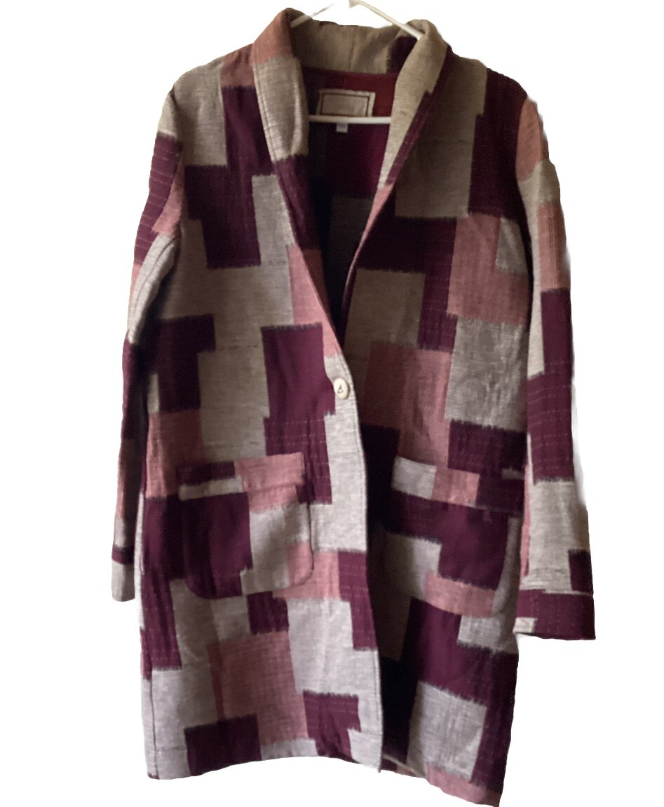 Johnny Was Workshop Supime Patchwork One-button J… - image 1