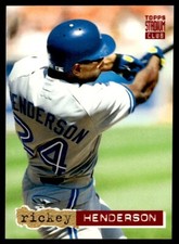1994 Stadium Club Rickey Henderson Toronto Blue Jays #107