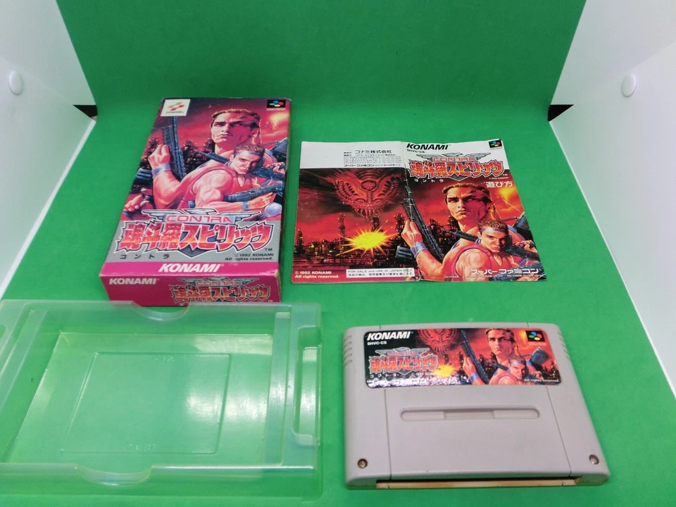 CONTRA Spirits JAPAN Version SNES nintendo super famicon◎5-0329 - Image 2 of 4