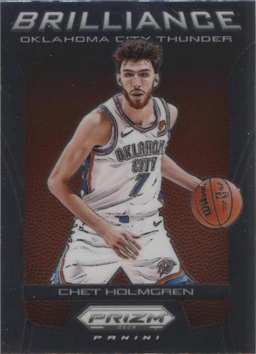 Chet Holmgren 2023 Panini Prizm Deca Signatures Auto Oklahoma City