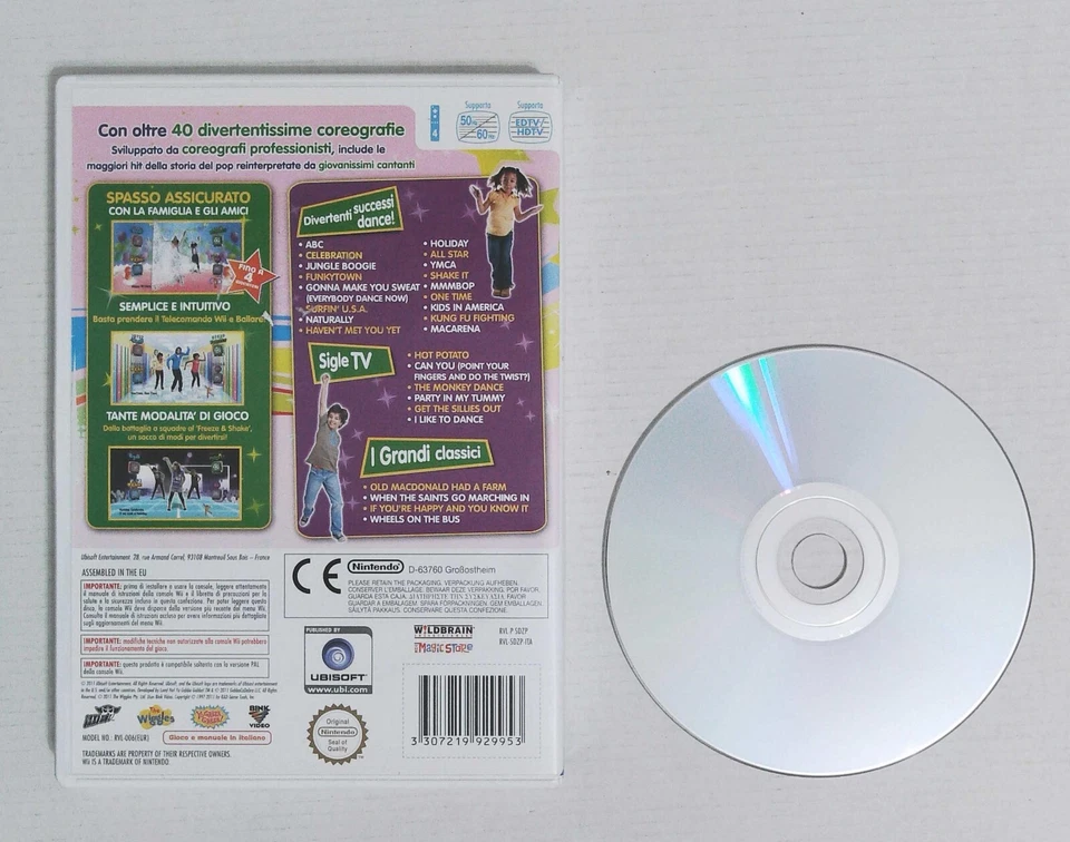 NINTENDO WII : DANCE JUNIORS - Completo, ITALIANO ! Comp Wii U ! CONSEGNA 24/48H, foto 2 di 2