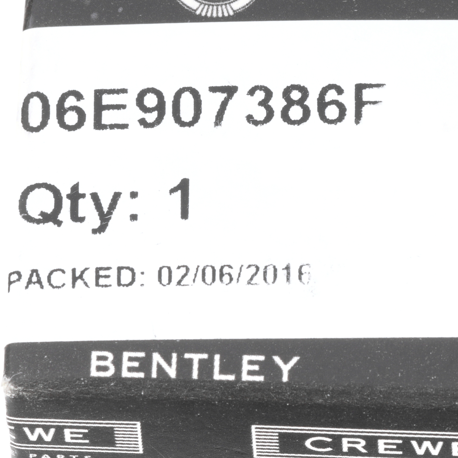 GENUINE BENTLEY 2011-2018 Continental Intake Manifold Potentiometer 06E907386F