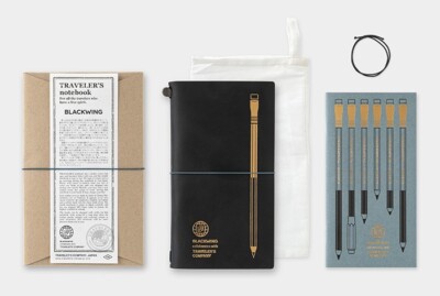 トラベラーズノート　BLACKWING TRAVELER’S チャーム Travelers Company BLACKWING Traveler's NoteBook Charm Refill set