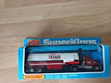 Superkings K-16 Lesney Texaco Petrol Tanker with original packaging. 