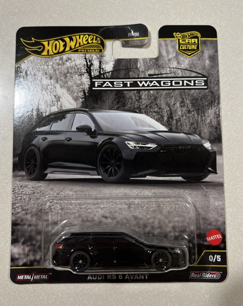 NEW 2025 Hot Wheels Premium Car Culture Fast Wagons Audi RS 6