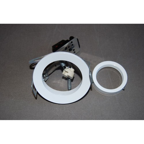 Spot encastrable orientable et inclinable noir/or - Alliage