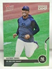 Gleyber Torres 2020 Topps Now Summer Camp Edition Wave 3 #OD-520 YANKEES SP/1763
