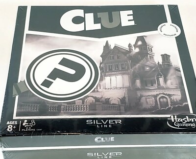 Hasbro Clue Game Silver Line Toys R Us Exclusive New Sealed 2016