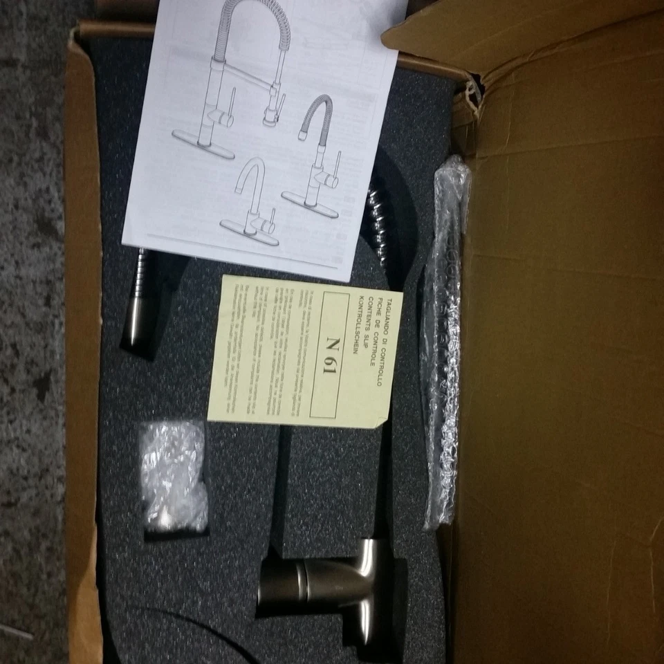 Grifo de cocina preenjuague LaToscana 78PW558 Elba, ¡níquel cepillado!!!LEER!!!! Foto 2 de 4