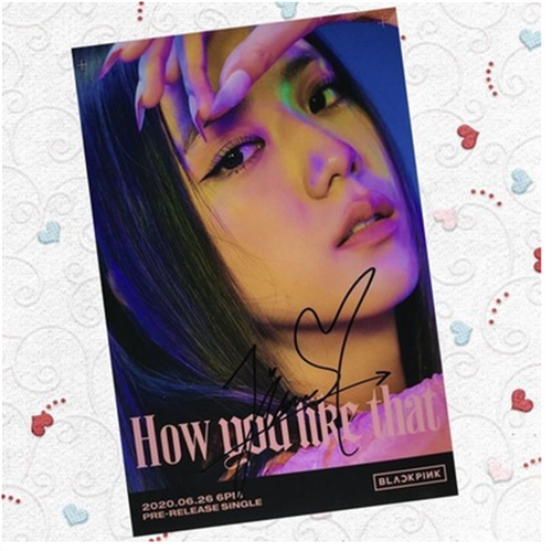 BLACKPINK BORN PINK Autographed Photo 6'' Autographs LISA Jennie ROSE Jisoo Gift - Picture 7 of 20