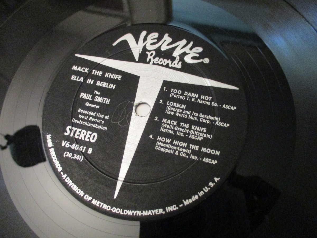 ELLA FITZGERALD - MACK THE KNIFE - ELLA IN BERLIN, MG VS