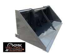 New 96inch Skid Steer Loader Chip Bucket Tar/Chip/sealcoat/KMKWelding LLC