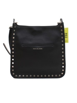 Michael Kors Damen Tasche Schwarz 100% Leder Crossbody