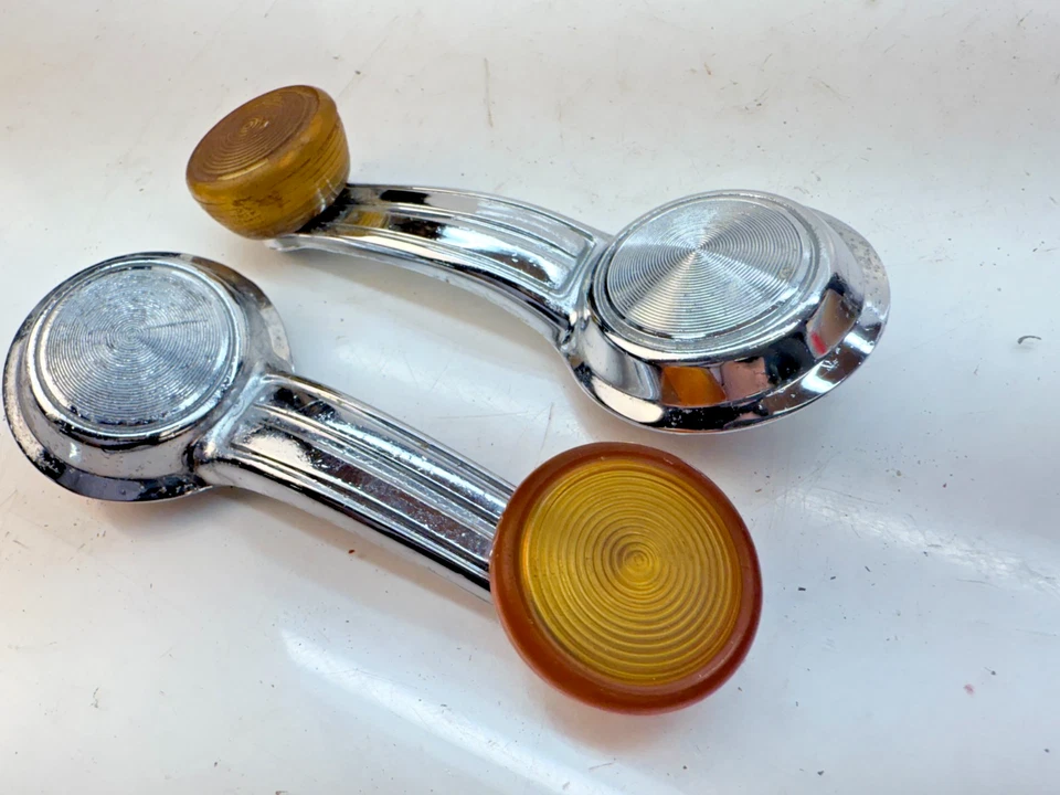 Manivela de ventana de puerta Corvette 1967-1981 GTO Chevelle Impala Cutlass B79-13 Foto 3 de 4