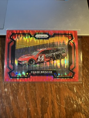Chase Briscoe 2024 Panini Prizm Racing NASCAR Red Pulsar Parallel #11 /199