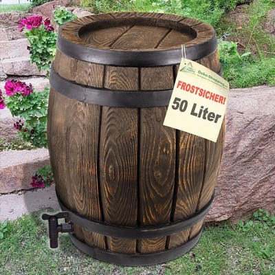 REGENFASS REGEN FASS WEINFASS EICHENFASS HOLZFASS REGENTONNE WASSER TONNE TANK